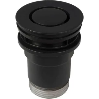 AquaCraft Push-Down Ablaufgarnitur 11/4", matt-schwarz