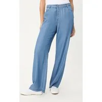 Olsen Stoffhose Hose in weiter Silhouette aus Denim