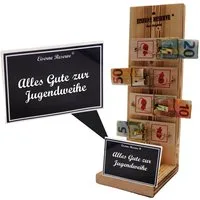 Eiserne Reserve® Geschenkbox Alles Gute zur Jugendweihe - Eiserne Reserve Mausefalle Geldgeschenk -