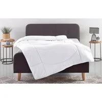 OTTO home Microfaserbettdecke Microlux, Bettdecke 135x200 cm und Übergrößen bis 240x220cm, Füllung: Feuchtigkeitsregulierende 3D Klimafaser (Polyester), Bezug: Microfaser-Feinbatist, fest versteppter Bezug - keine Bettwäsche nötig, Sommer, Winter