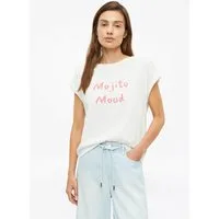 s.Oliver Kurzarmshirt T-Shirt Baumwoll-T-Shirt mit Frontprint