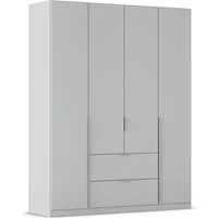 OTTO home Drehtürenschrank Kleiderschrank Schrank Garderobe AGORDO mit Dekor- oder Hochglanzfront (in zwei Griff-Farben, Breite 181 cm) mit Außenschubkästen, Serie in 7 Breiten und 2 Höhen MADE IN GERMANY