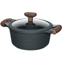 RESTO Kitchenware Bratentopf Ran, Kochtopf antihaftbeschichtet und spülmaschinenfest, Aluminiumguss (2-tlg), Geeignet für alle Herdarten, auch Induktion, im Geschenkkarton
