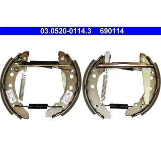 ATE Bremsbackensatz hinten Audi VW 03.0520-0114.3