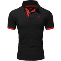 Amaci&Sons Poloshirt MEMPHIS Basic Kontrast Polo Shirt