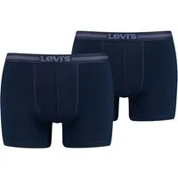 Levi's® Boxershorts LEVIS MEN TENCEL BOXER BRIEF 2P (Packung, 2-St., 2er Pack) mit breitem Logobund