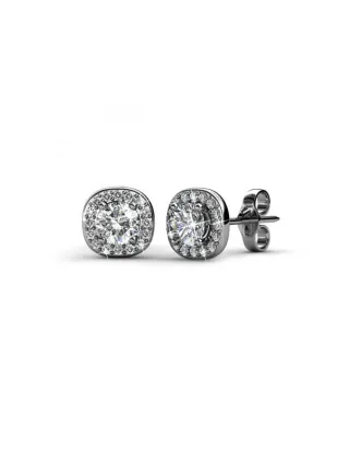 Kuschelige Ohrringe - Silber und Kristall