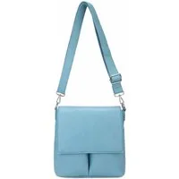 ITALYSHOP24 Schultertasche Damen Tasche Crossbody Umhängetasche Shopper Tablettasche Messenger, CrossOver Handtasche Unisex Bodybag Überschlagtasche Leder Optik Reise