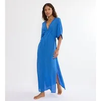 Triumph Strandkleid mit tiefem V-Ausschnitt und halb langem Arm