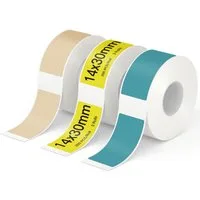 Inateck Etikettenpapier Wasser- und ölabweisendes Thermopapier, 3 Rollen/Box, für Büro und Zuhause