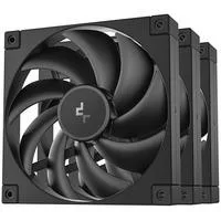 FD14 140x140x25, Gehäuselüfter schwarz, 3er Pack, 140 mm