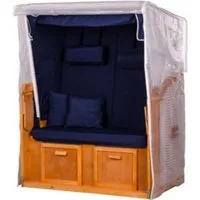 bene living Strandkorb-Schutzhülle Basic PVC - Zweisitzer - Größe M (Outdoor-Set, 1-St., Strandkorb-Schutzhülle Größe M), transparent - schneller Staub- und Schmutzschutz