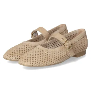 Paul Green Ballerinas - Gr. 40 - Beige - Rauleder