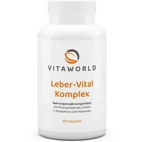 vitaworld Leber-Vital Komplex - Cholin unterstützt eine normale Leberfunktion Kapseln, 120 St., 101.4 g