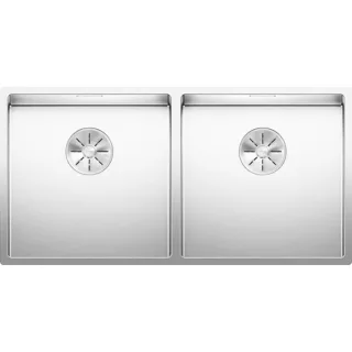 Blanco Claron Spüle 521617 400/400-IF, 86,5 x 44 cm, Edelstahl Seidenglanz