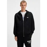 HUGO Blue Kapuzensweatjacke Nardimez mit Kapuze
