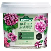 Dehner Gartendünger Blütenzauber, für Balkonpflanzen/Kübelpflanzen, 1 kg für ca. 1.000 l, 1000 l Gießwasser, Nährsalz, Spezialdünger NPK 15+10+10