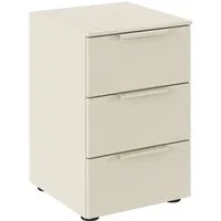 rauch Nachtkommode Nachttisch Nachtschrank Nachtkonsole FLIPP (Breite 40 cm), mit 3 Schubladen und Soft-Close-Funktion