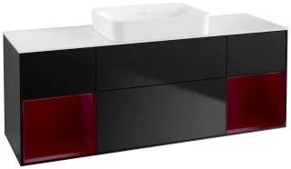 Villeroy & Boch Waschtischunterschrank Finion G74 1600x603x501mm Wandbel WT mit., G741HBPD G741HBPD