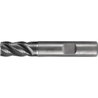 PFERD TOOLS VHM-Fräser Ø8mm, 4 Schneiden, mit Schruppverzahnung, 1,5xDC, Fase 0,2mm, HB, Universal - 23000357