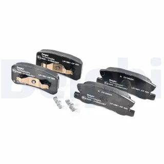 Delphi Bremsbel?ge hinten Chrysler Citroen Dodge Jeep Mitsubishi Peugeot