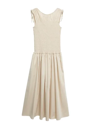 comma - Kleid beige - Gr. - 40