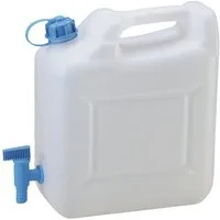 hünersdorff Kanister, Wasserkanister ECO 12 Liter Polyethylen mit Ablasshahn