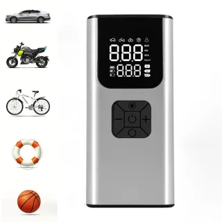XANES 150PSI Portable Wireless Air Pump with LED Lighting Tire Pressure Gauge Type-C Charging Smart Cordless Tire Inflat