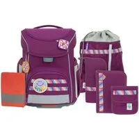 LÄSSIG Schulranzen School Set Slim 7-teilig (Set, 6-tlg)