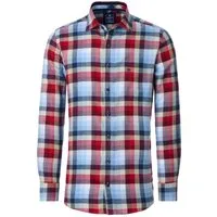 Redmond Langarmhemd kariert Comfort Fit