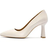 Derimod Leder-Stiletto-Pumps Pumps Echtleder, Lederfutter, TPU-Sohle, Ausgestellter Absatz, Schlupfmodell