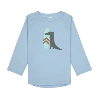 Lässig UV-Schutz 60 Shirt Crocodile sky blue 62/68