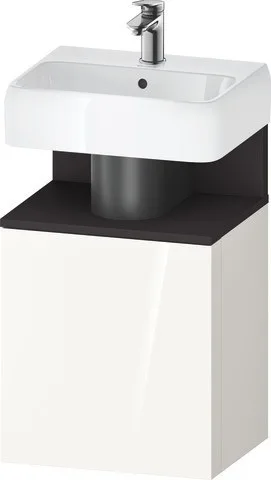 Duravit Qatego Waschtischunterbau wandhängend Weiß Hochglanz 440x350x645 mm - QA4076L80220000 QA4076L80220000