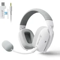 ATTACK SHARK L80PRO Kabelloses Gaming-Headset,On-Ear-Kopfhörer Gaming-Headset (HFP/ASDP/HSP/AVRCP, Verstellbare Dual-Mikrofone,20ms niedriger Latenz, 40mm Treiber)