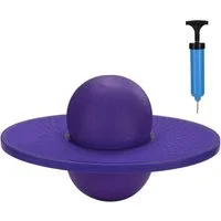 relaxdays Hüpfspielzeug Pogo Ball für Kinder bis 100 kg, lila