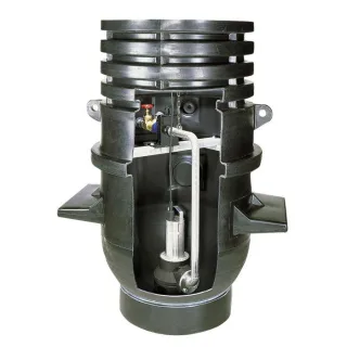 Wilo DrainLift Schachtpumpstation 2506442 WS 1100 D/TP 65, PRO V06, mit Behälter