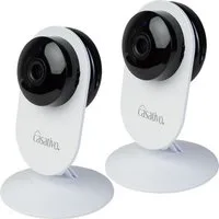 Casativo IP-Überwachungskamera Full-HD Überwachungskamera 135° Weitwinkel 10m-Nachtsicht & WLAN USB (Innenbereich, 2-tlg., Nachtsicht 10 m, Bewegungserkennung, 135°/85° Schwenkfunktion)