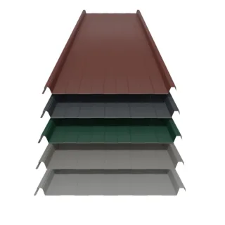 Stehfalz 33/500 | Dach | 0,70 mm | Aluminium | Prägung | Glatt | 548 mm Breite | 25 µm Polyester