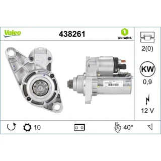 Valeo Starter Audi Seat Skoda VW 438261