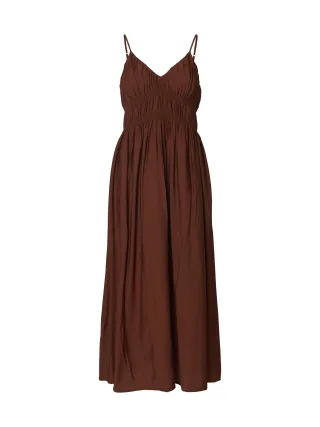 selected women - SLFJACKIE REGULAR STRAP ANKLE DRESS B Cherry Mahogany - Gr. - 40