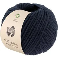 LANA GROSSA NATURAL COTTON Häkelwolle, 80 m (Bio-Baumwollgarn in Millefili-Zwirnung), 50 g