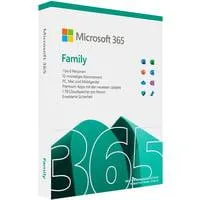 Office M365 Family 6 User , Office-Software Deutsch, 1 Jahr, für PC und MAC