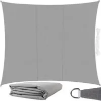 Gardlov Sonnensegel Sonnenschirmsegel Sonnenschutz, (Spar-Set, 1-tlg., witterungsbeständig), Mit vier stabilen Leinen und verstärkten Ringen