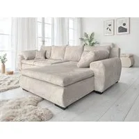 Home affaire Ecksofa Cara Mia L-Form, B: 325 cm - OTTO. Verlässliche Qualität., 4 Zierkissen, optional Bettfunktion & Bettkasten