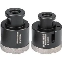 Parkside Bohrkrone PERFORMANCE Diamant-Bohrkronen PDBK 2 A1 Set 2-teilig M14 Fliesen