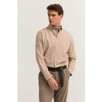 bugatti Langarmhemd Soft Cotton im Modern Fit mit Button-Down Kragen