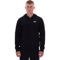 Reebok Kapuzensweatjacke COLTON SMALL LOGO ZIP THROUGH HOODY mit Kapuze, aus Baumwolle und Polyester