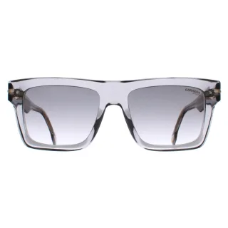 Carrera Square Mens Transparent Klar Grau bis Klar Gradient Braun Spiegel 305/S