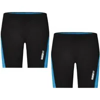 James & Nicholson Laufhose Doppelpack kurze Damen Laufhose Ladies' Running Short Tights JN477 (Doppelpack, 2er-Pack) Weiche, elastische Qualität mit Elasthan