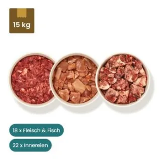 haustierkost.de Katze Übergewicht Frostfutter Menü 15 kg